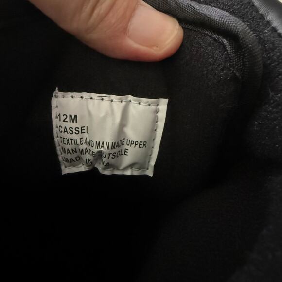 New Totes Men’s Puffin Winter Boots Black Waterproof Shell Front Zip Size 12 - Picture 7 of 8